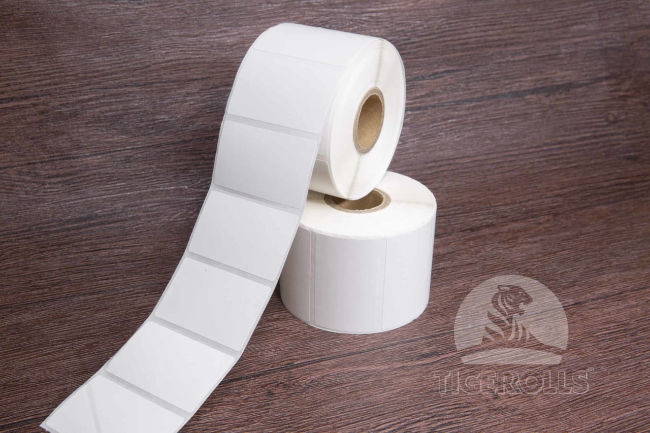 Giấy In Tem 80X50 Mm - 8X5 Cm (Cuộn 30 Mét)