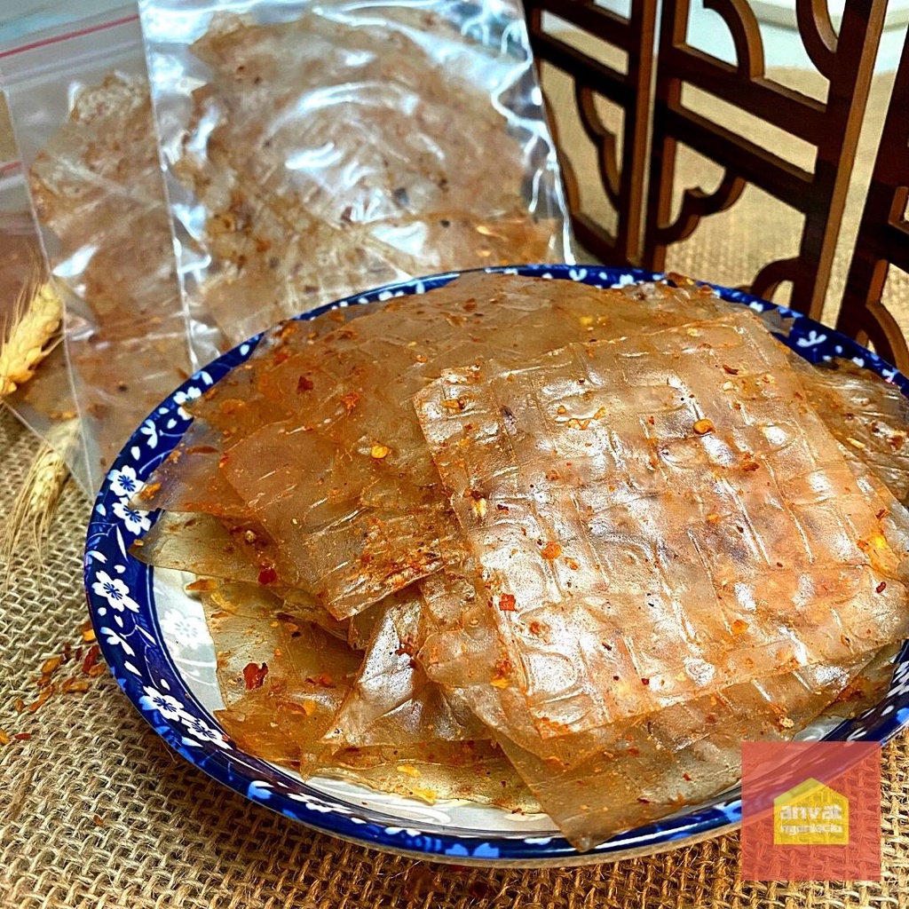 Bánh tráng muối tỏi xì ke / nghệ sĩ - đồ ăn vặt - ăn vặt siêu ngon