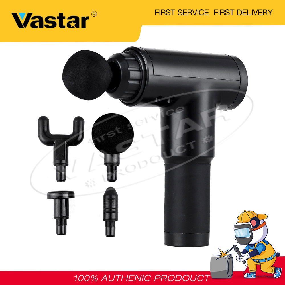 Vastar Handheld Muscle Massage NEW 2020 Touch Screen Model Free UK 3Pin Plug(No screen 6 blocks)