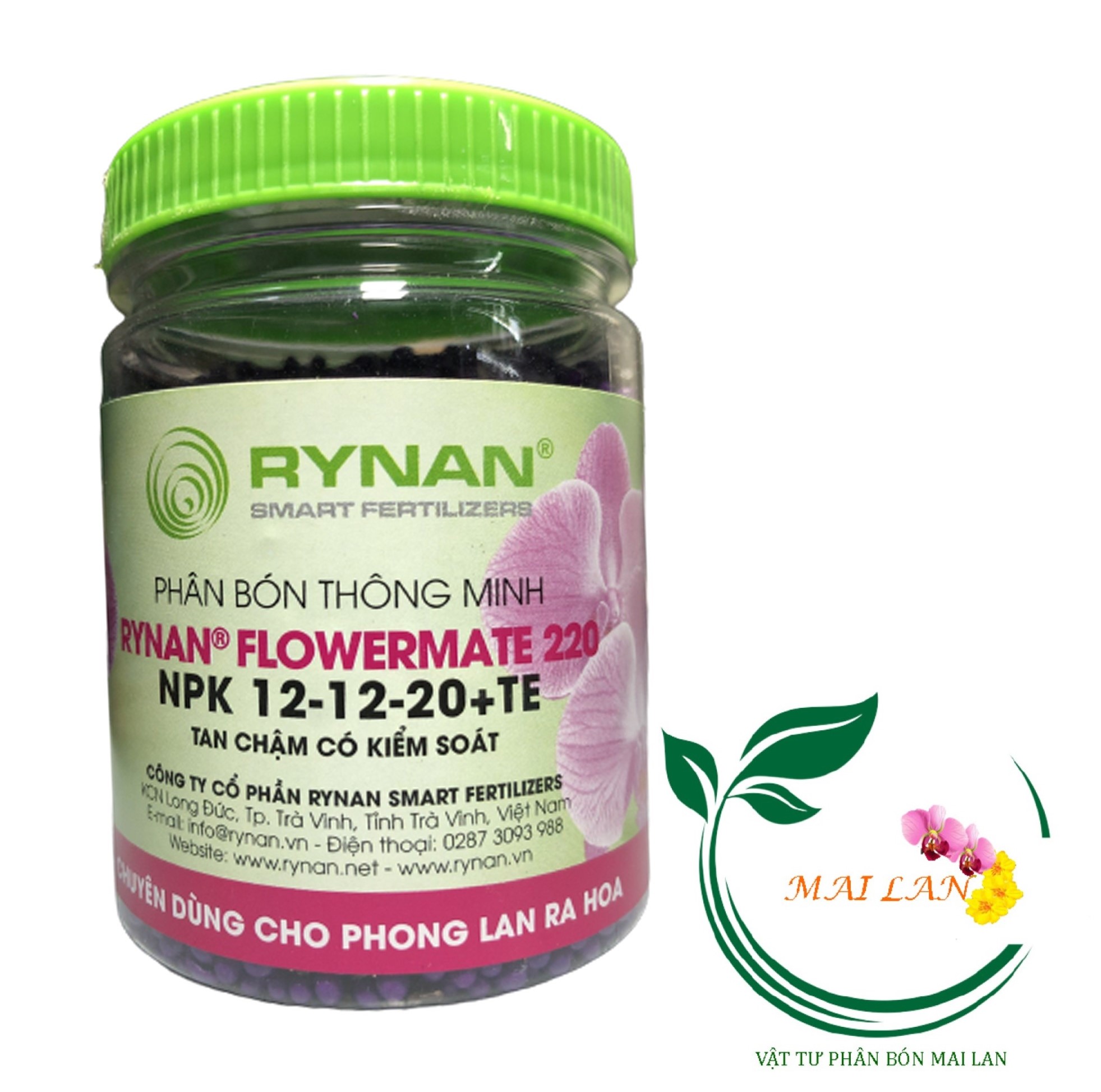 Phân bón thông minh rynan flowermate 220 npk 12-12-20+te - #512a# 150g
