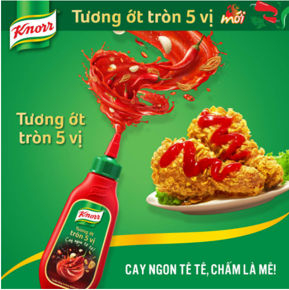 Tương Ớt Knorr Tròn 5 Vị