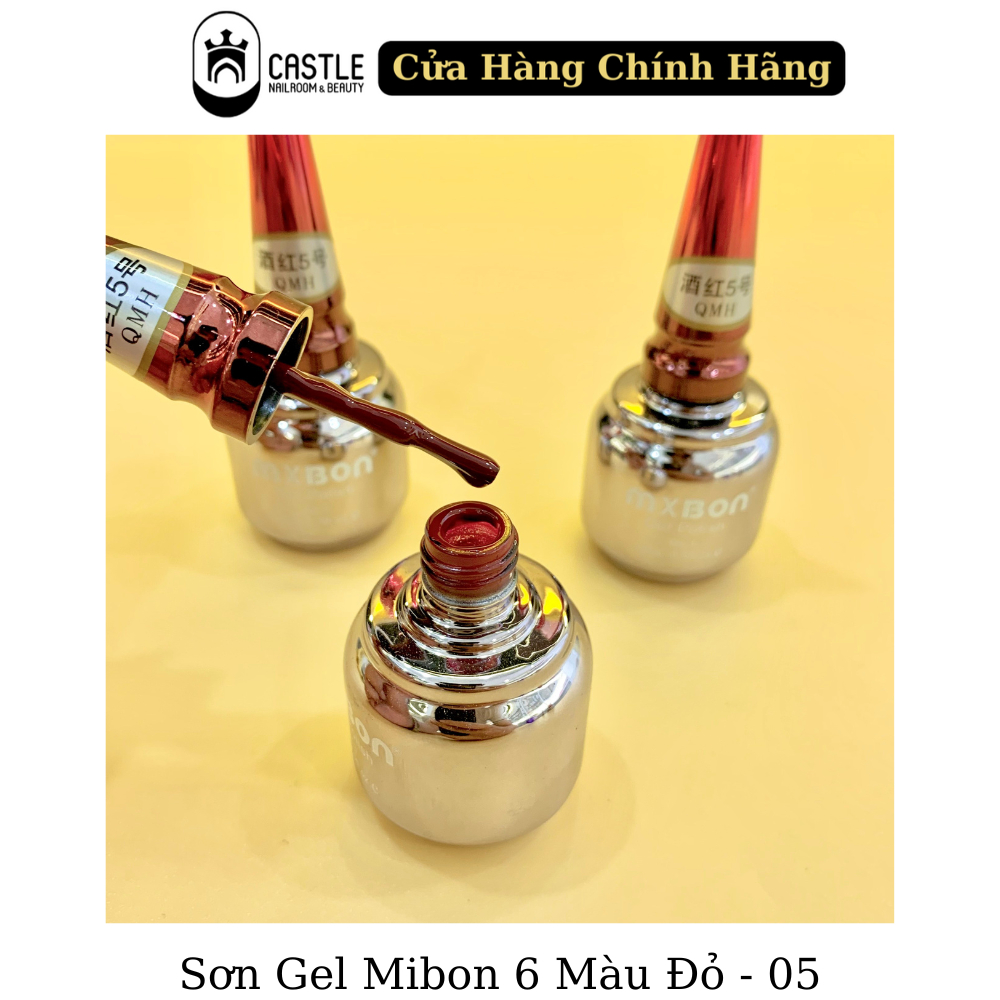 Sơn Gel MXBON 6 Màu Đỏ - Chính Hãng