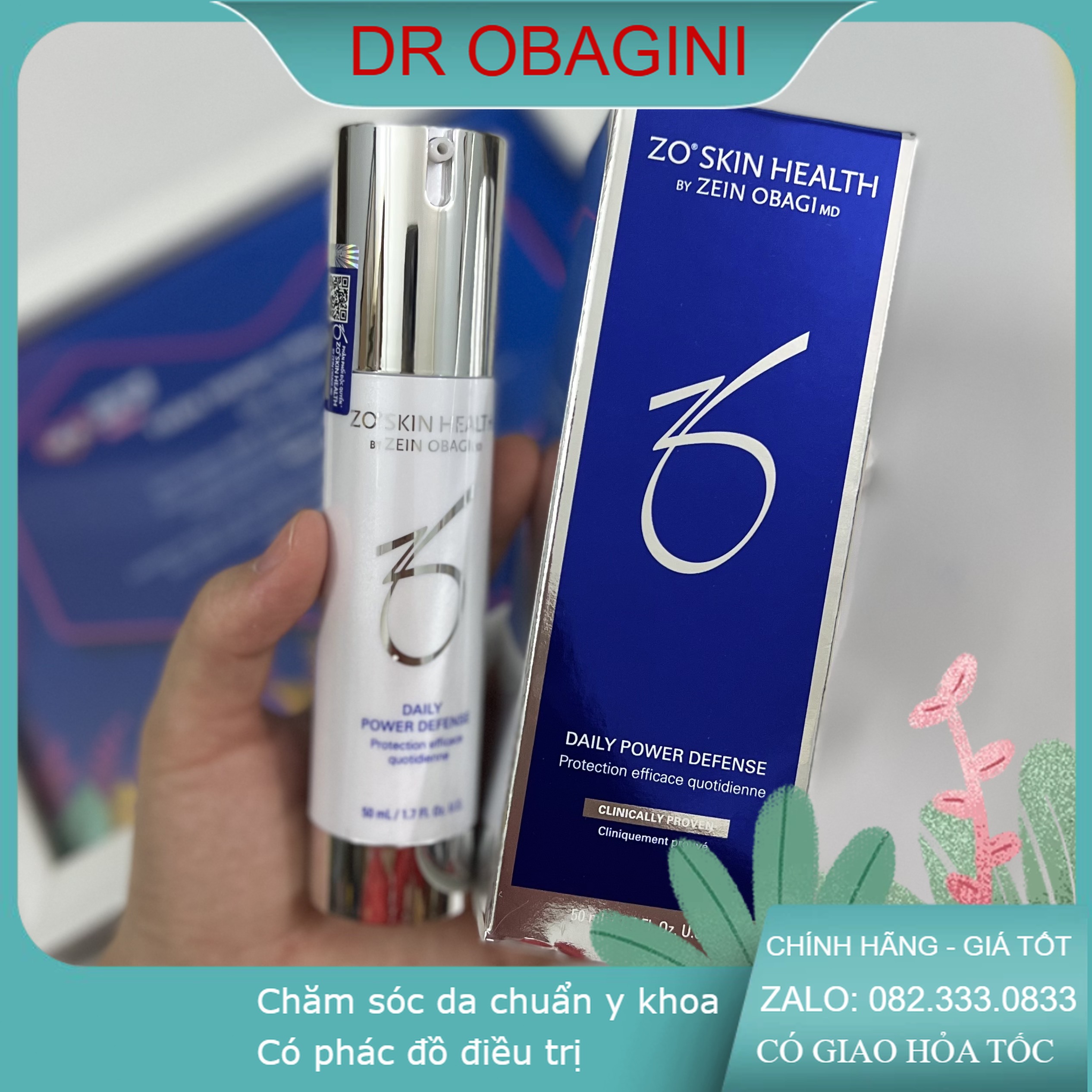 Serum phục hồi da daily power defense z0