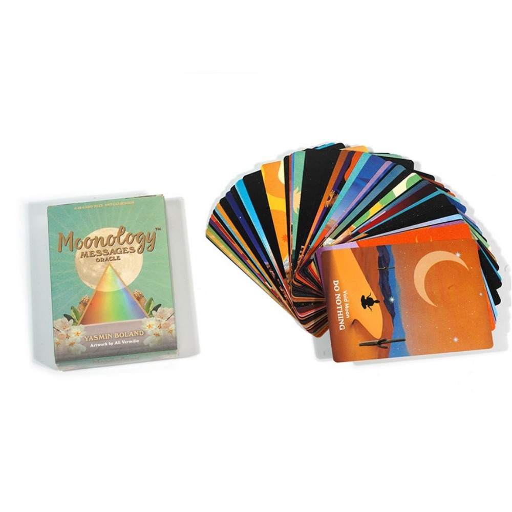 【Hot selling items】10.4*7.3cm Moonology Messages Oracle: A 48-Card Deck ...