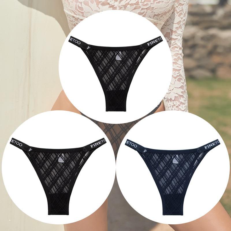 3Pcs Panties Women Lace Girls Briefs Lingerie M-XL Women Thongs Female  Underwear Underpants