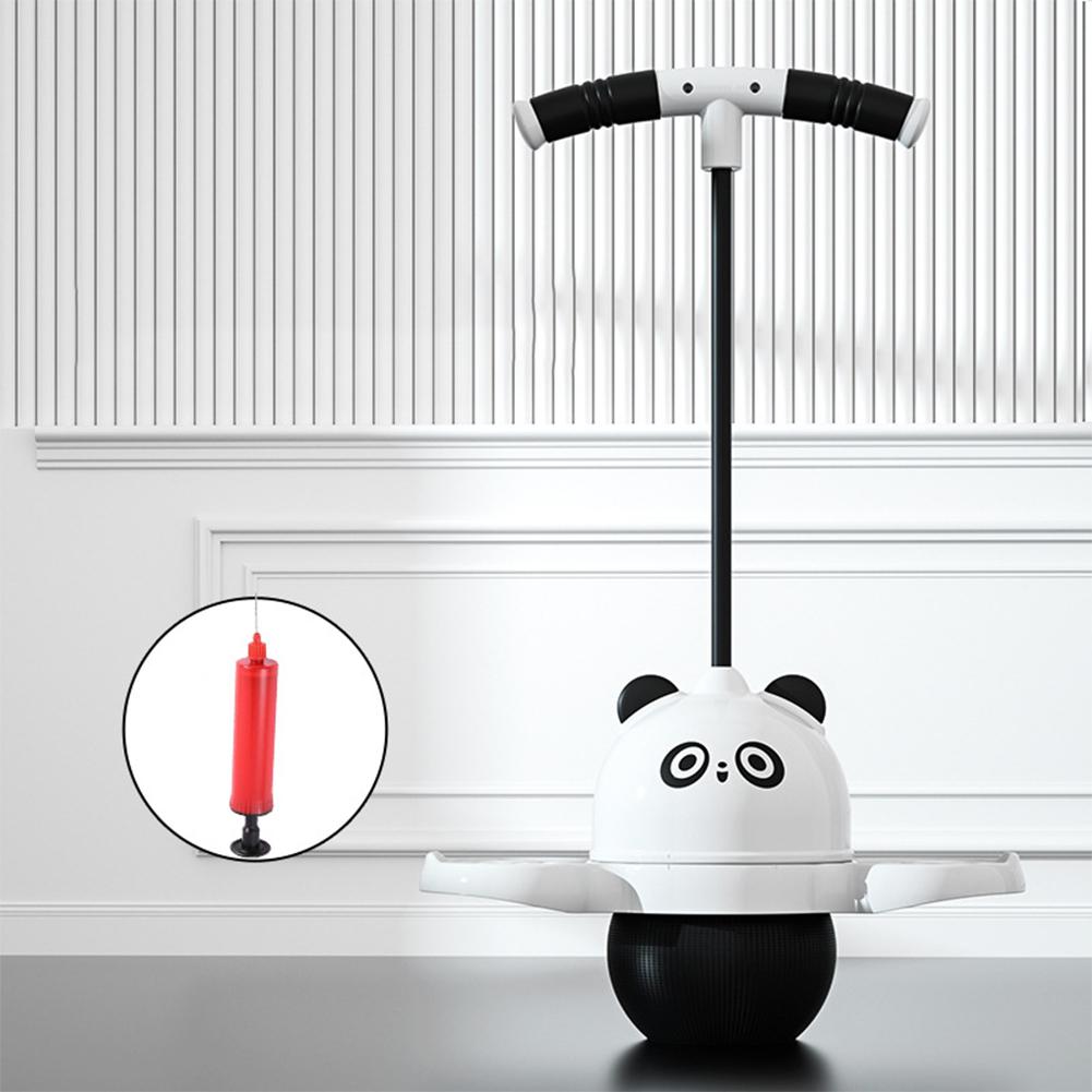 Panda Jumping Ball Exercise Balance Help Grow Tall Fitness Exercise Elastic Ball Outdoor Fun Bouncing Toy #458800