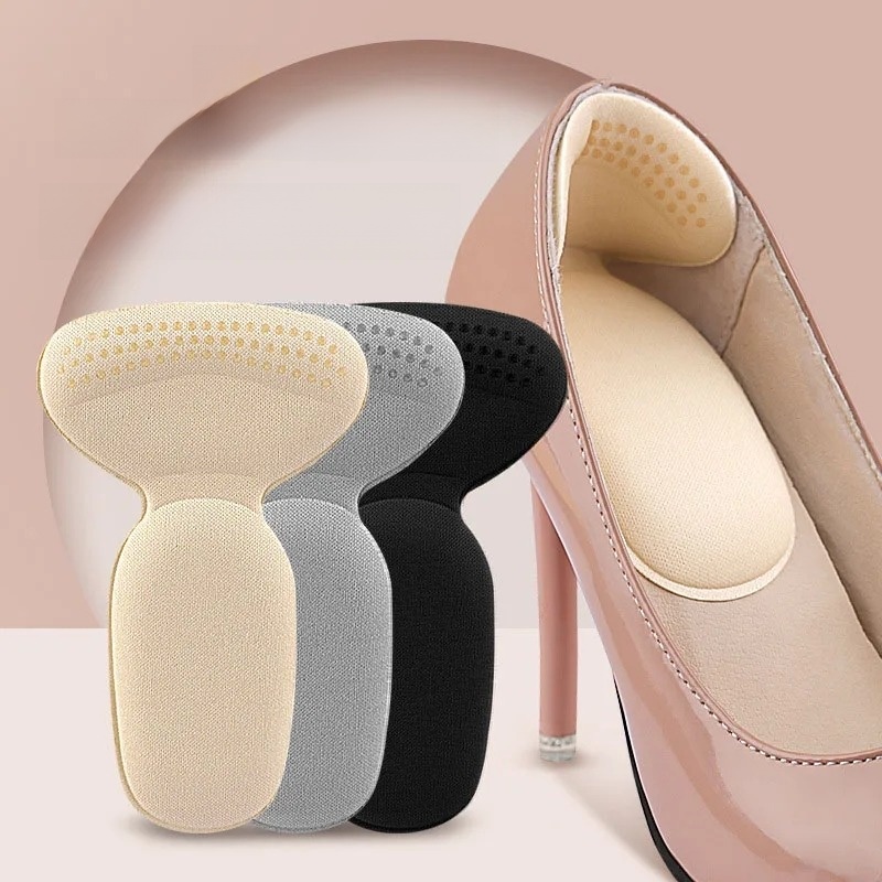 Pair Of Heel Insoles Patch, Shoes Insole Pad, Heel Insole Pads, Pain Relief Anti-wear Cushion Pads Feet Care Heel Protector Adhesive Back Sticker Shoes Insert Insole