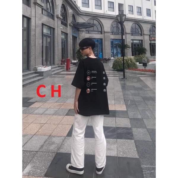 [49k] Áo thun tay lỡ cổ tròn Sadtagram