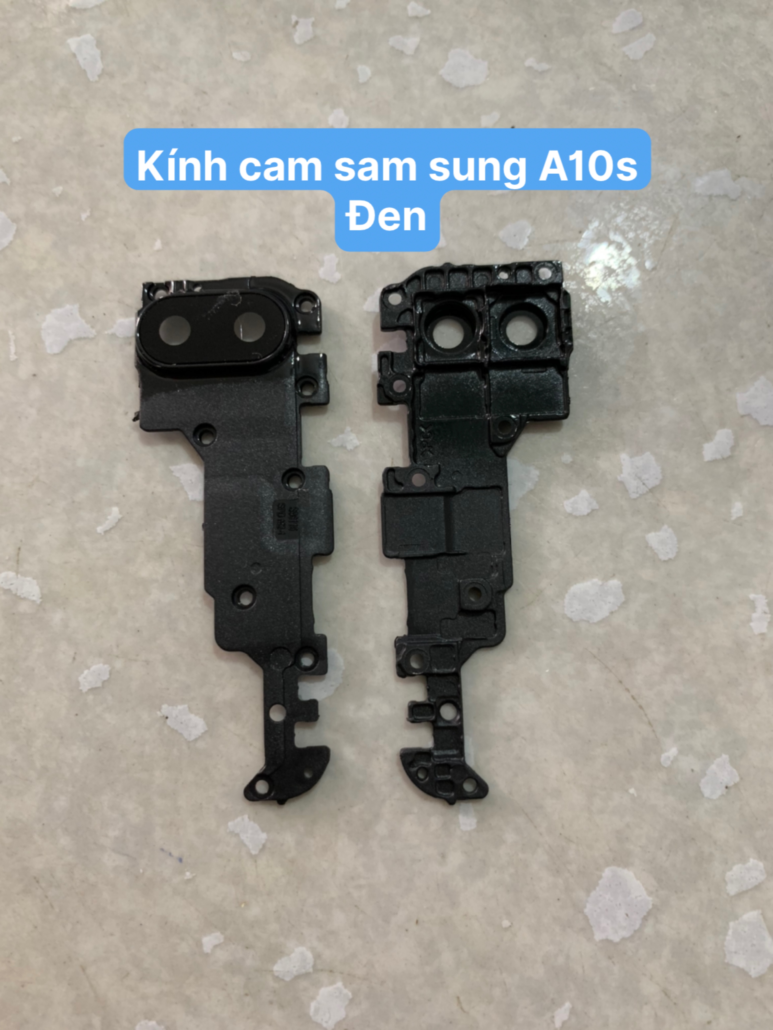 Cụm kính camera samsung A10s (gồm kính và vành như ảnh)