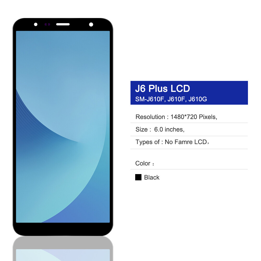 จอ LCD ทดสอบ100% สำหรับ Samsung Galaxy J6 + J6 Plus J610อะไหล่หน้าจอ ...