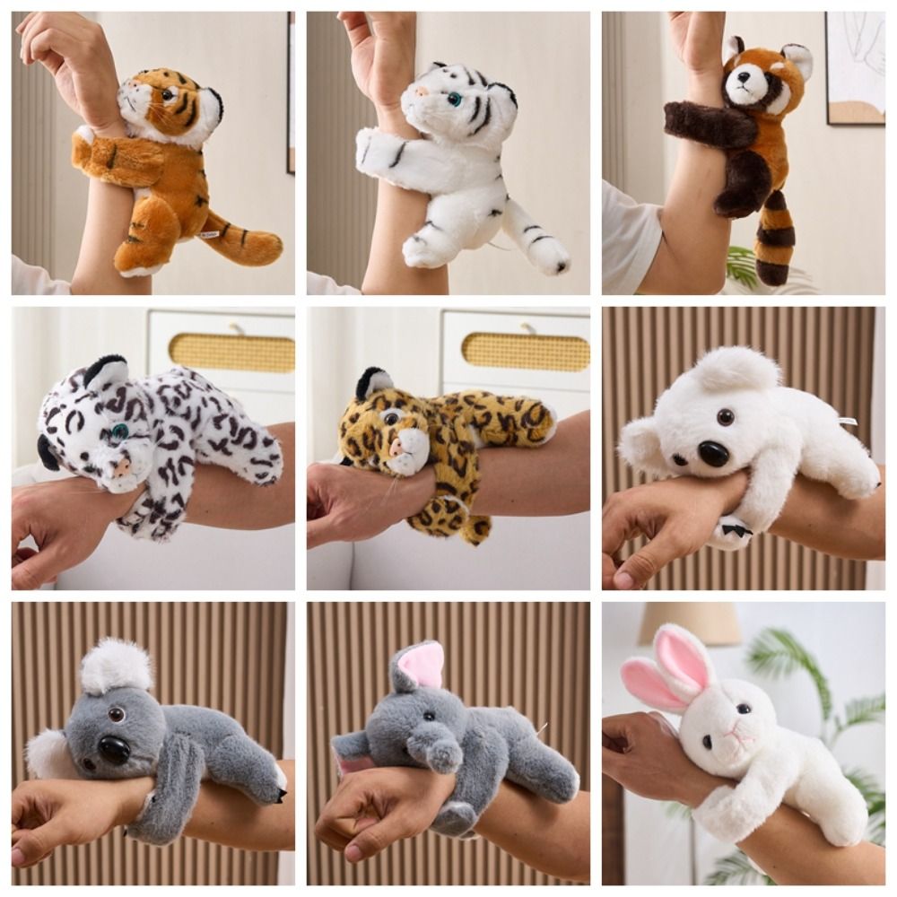 Christmas%20Gift%20Forest%20Animal%20Animal%20Slapping%20Wristband%20Koala%20Tiger%20Rabbit%20Leopard%20Slap%20Snap%20Wrap%20Kawaii%20Bracelet%20Hug%20Plush%20Hand%20Ring%20Kids%20Toys%20-%20Image%203
