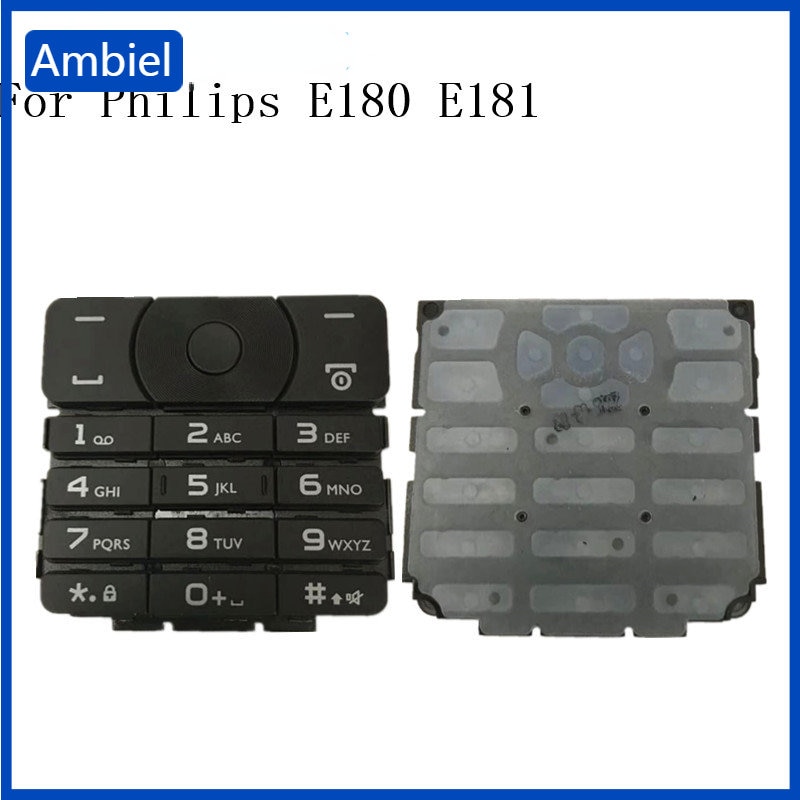 Original keypads for philips e180 e181 cellphone key button for xenium e180 e181mobile phone keypad