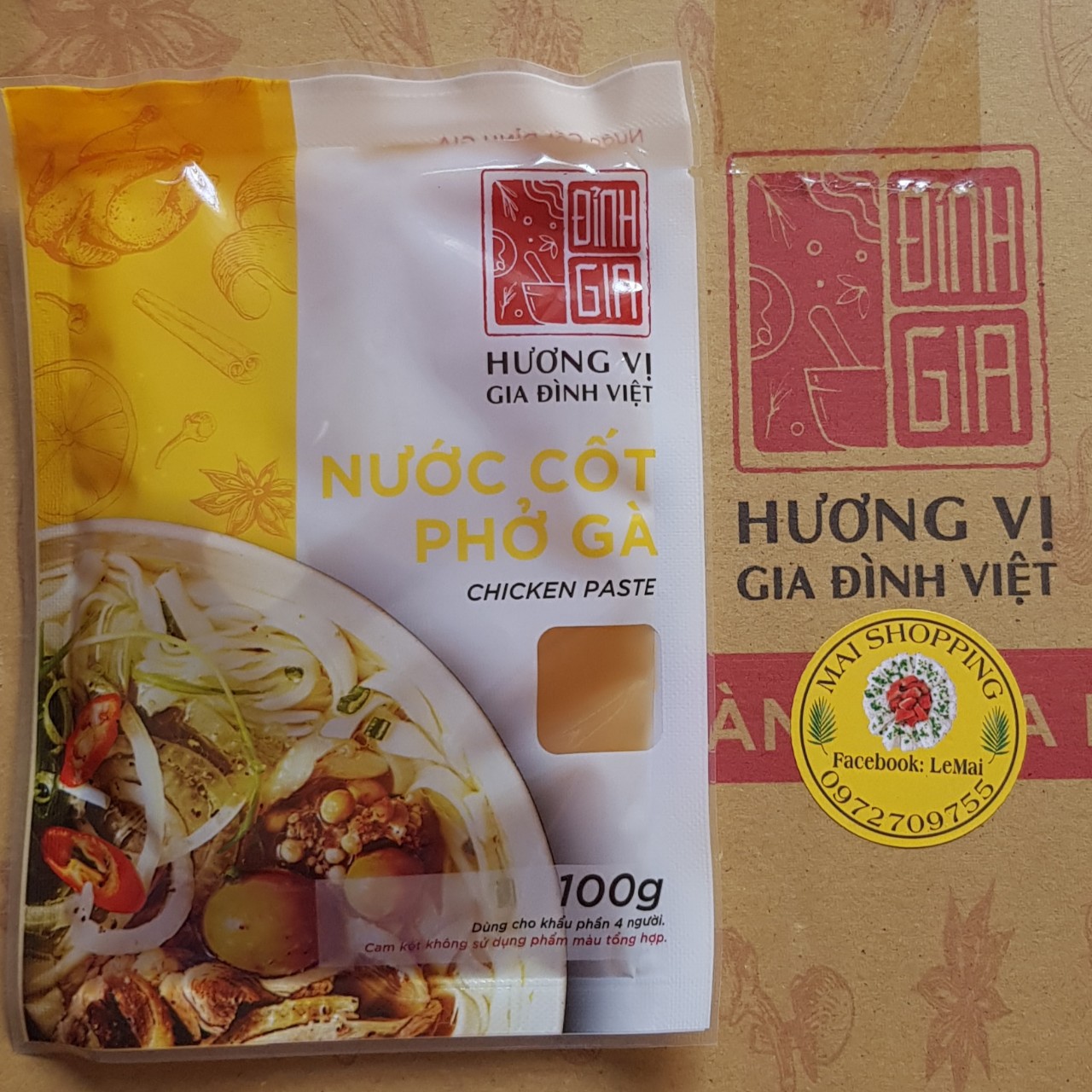 [HCM]Nước cốt Phở Gà Đỉnh Gia (date mới)