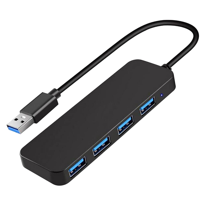 4 ports usb hub, usb 3.0 hub usb splitter usb expander for laptop, flash drive, hdd, console, printer, camera,keyboard