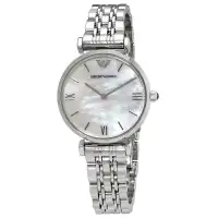 emporio armani mini mother of pearl watch