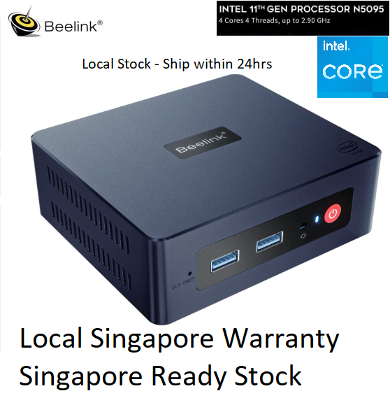 SG READY】Beelink Mini PC Intel 11th Gen Quad-Core N5095 | Lazada