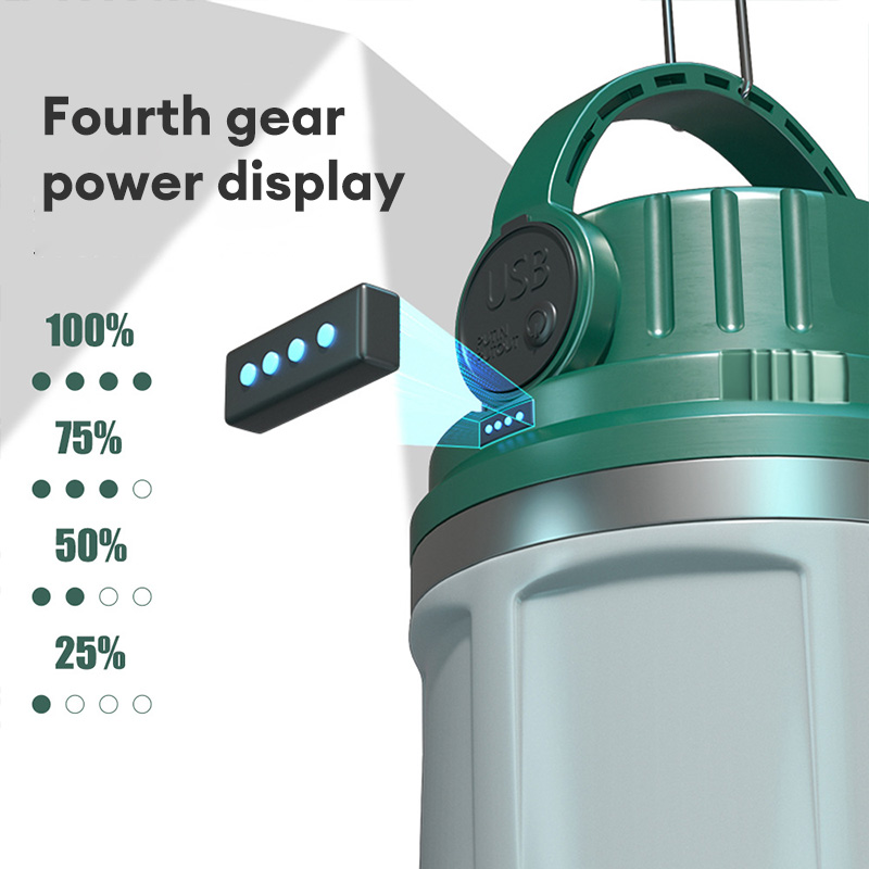 Outside camp light LED charging multi-function light camping portable torch waterproof