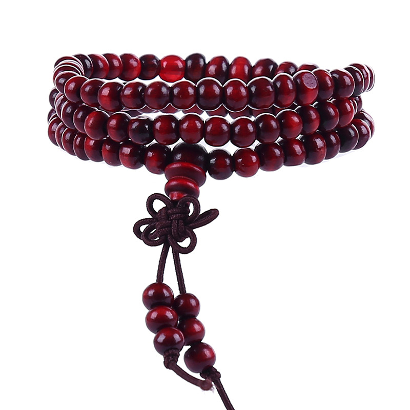 Bracelet banana 108 sandalwood beads bring good luck, fortune fortune