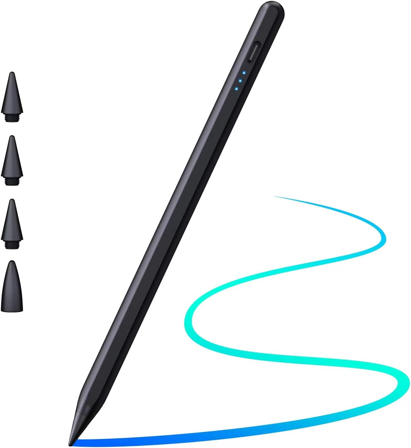 Stylus Pen for iPad with Palm Rejection, FOJOJO Active Pencil Compatible with (2018-2021) Apple iPad 9th/8th/7th/6th Gen, iPad Air 4th/3rd Gen, iPad