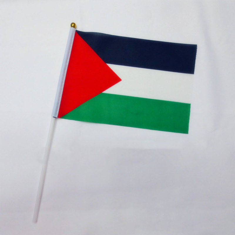 💖💖💖Kokemall 20Pcs Decorative Palestine Flags Small National Flags Handheld Flags Car Flags Decorations