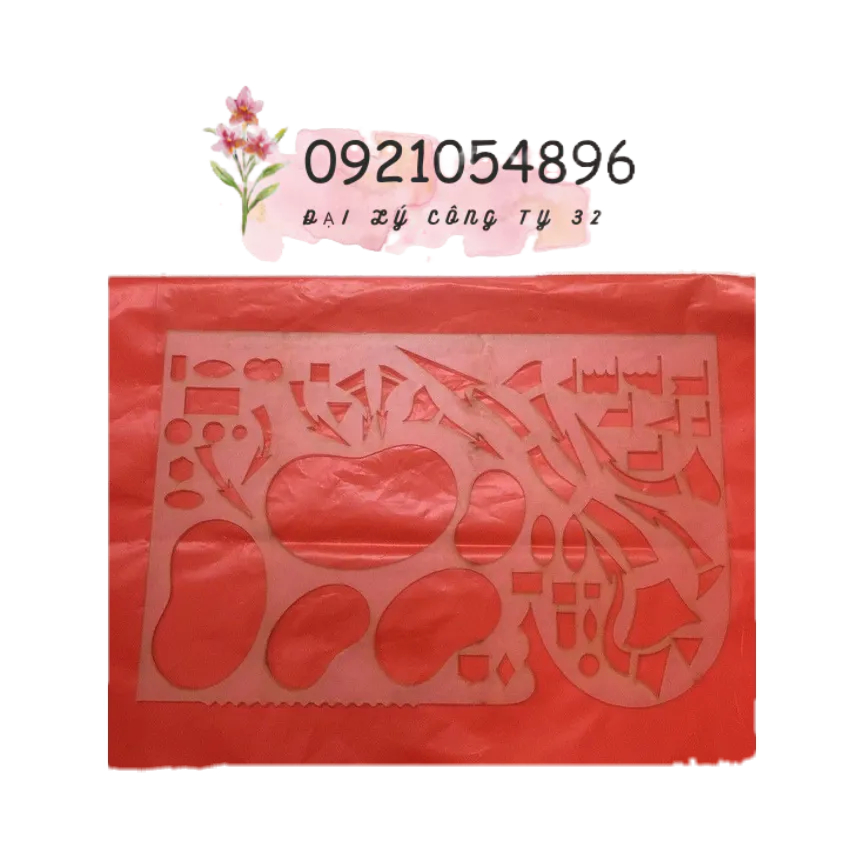 Thước chỉ huy tham mưu mẫu mới (27x18cm)