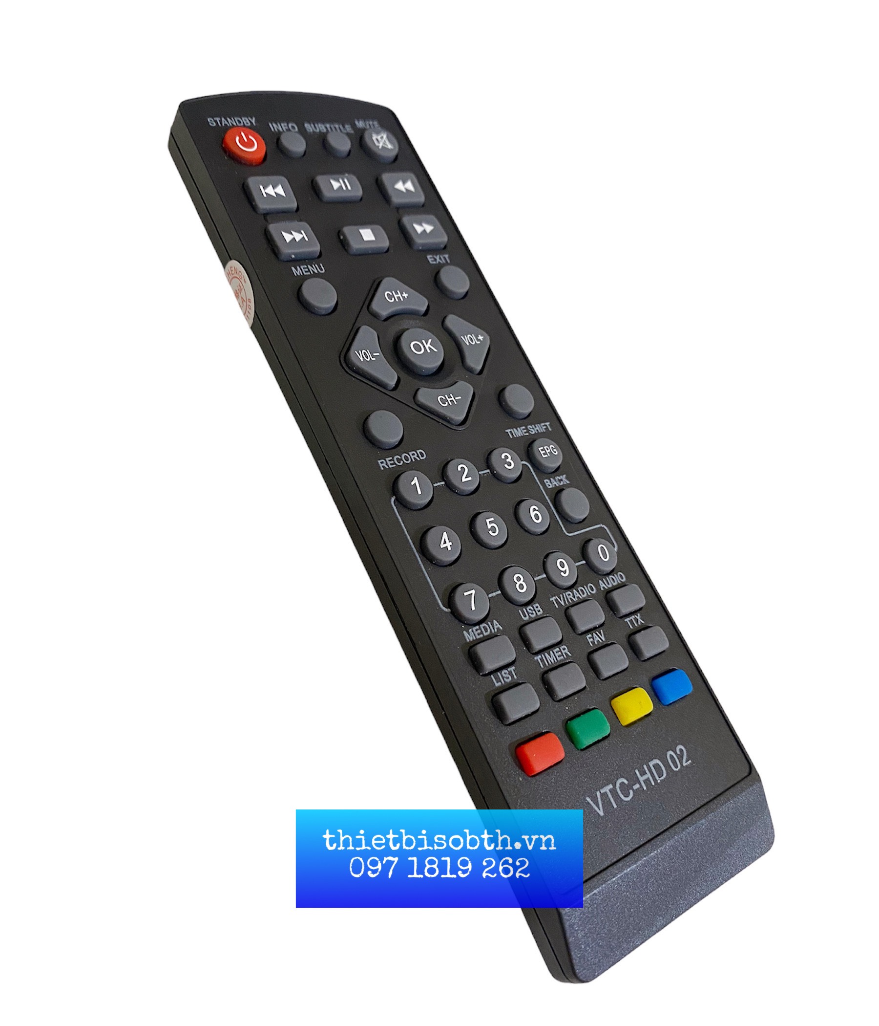 Điều Khiển Đầu Thu VTC HD02
