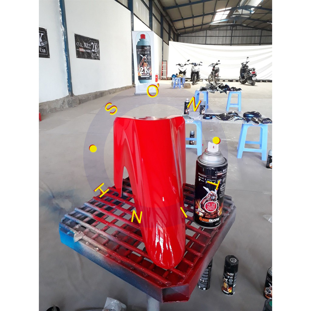 Sơn xịt xe máy Samurai màu đỏ nổi bật 15/23