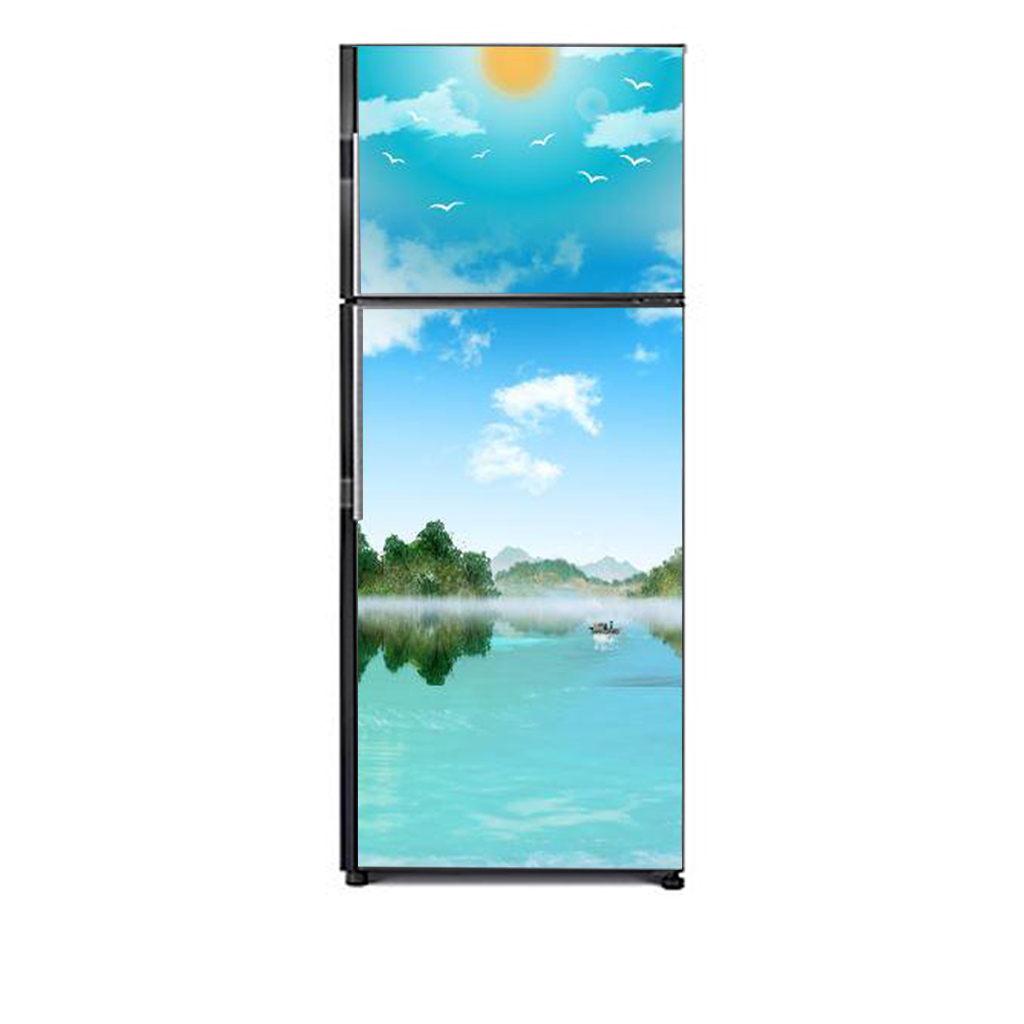 [HCM]Decal trang trí tủ lạnh hình phong cảnh mẫu 4