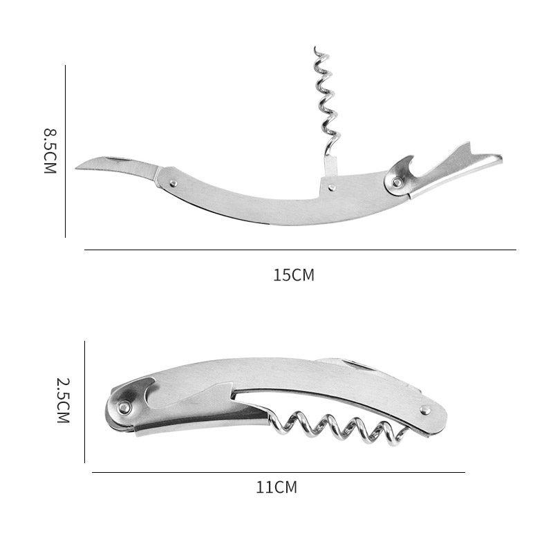 KS Stainless steel multifunctional red wine bottle opener