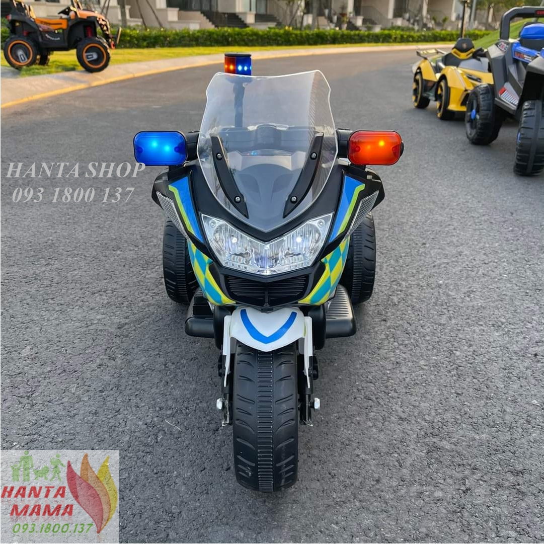 Xe Moto Điện Cảnh Sát, Xe Máy Cảnh Sát Cho Bé