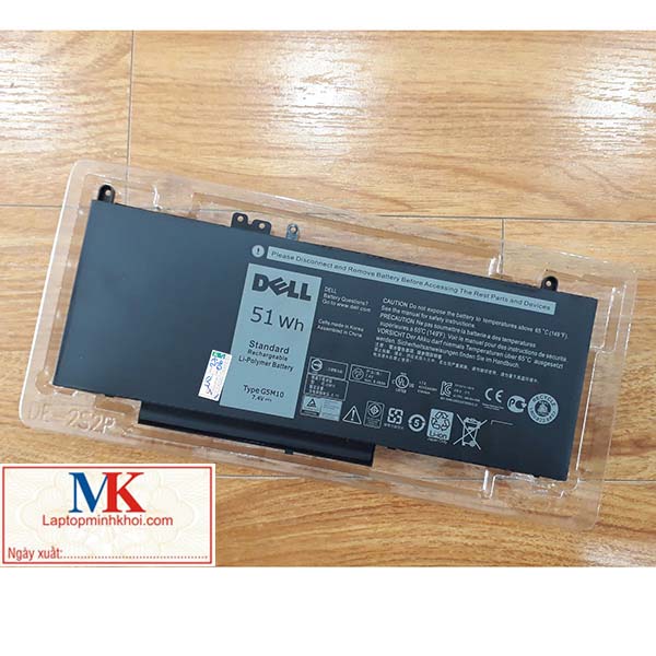 Pin Laptop Dell Latitude E5250 E5450 E5550 Type G5M10