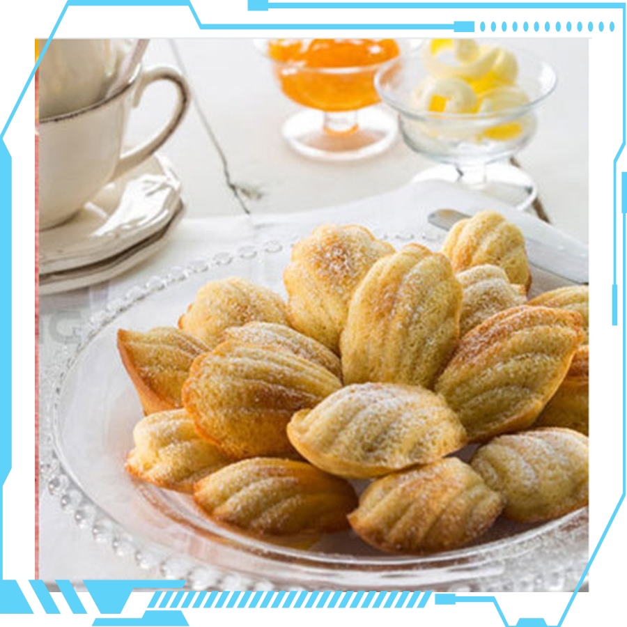 【Quality】 20 Cavity Madeleine Cake Mold Mousse Baking Pan Chocolate Snack Biscuit High Temperature.