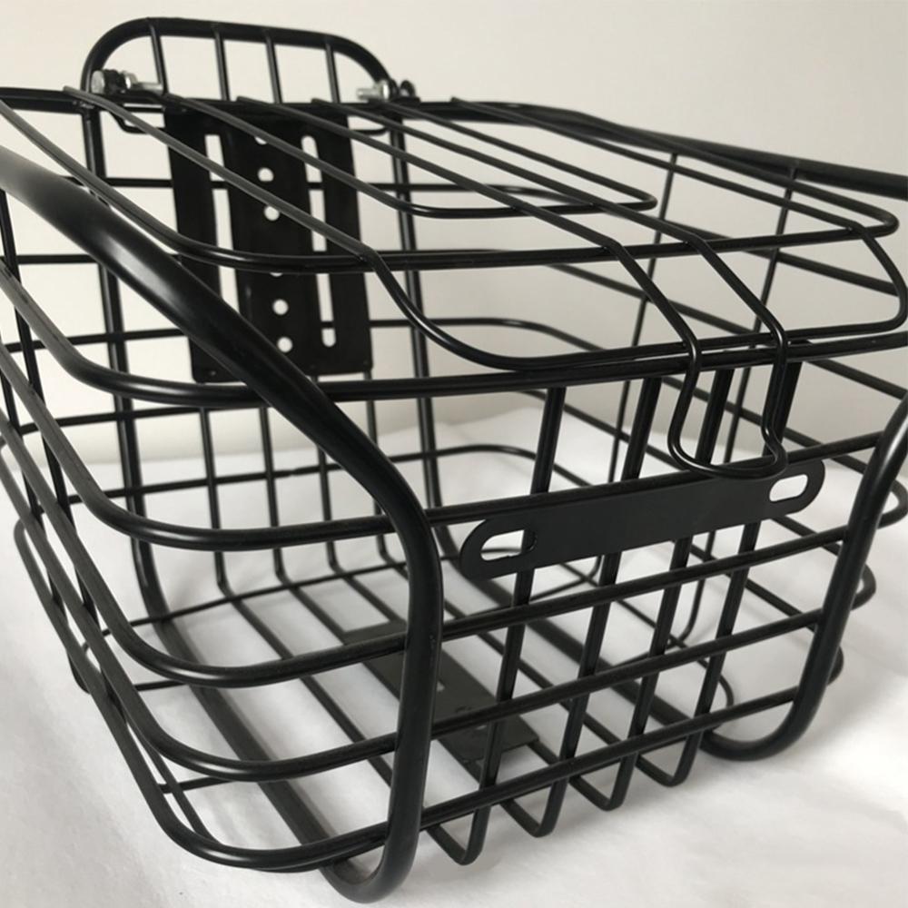 Cycling Front Basket Large-capacity Front Storage Basket with Cover Easy Installation Accessories for Bike Electric Scooter