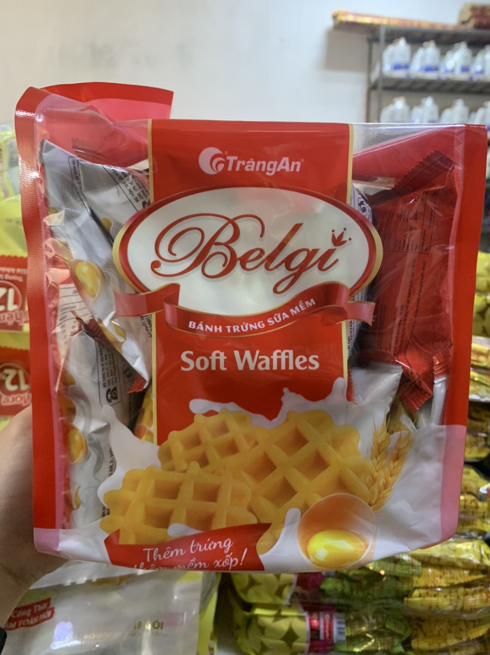 Bánh trứng sữa mềm Belgi 240g