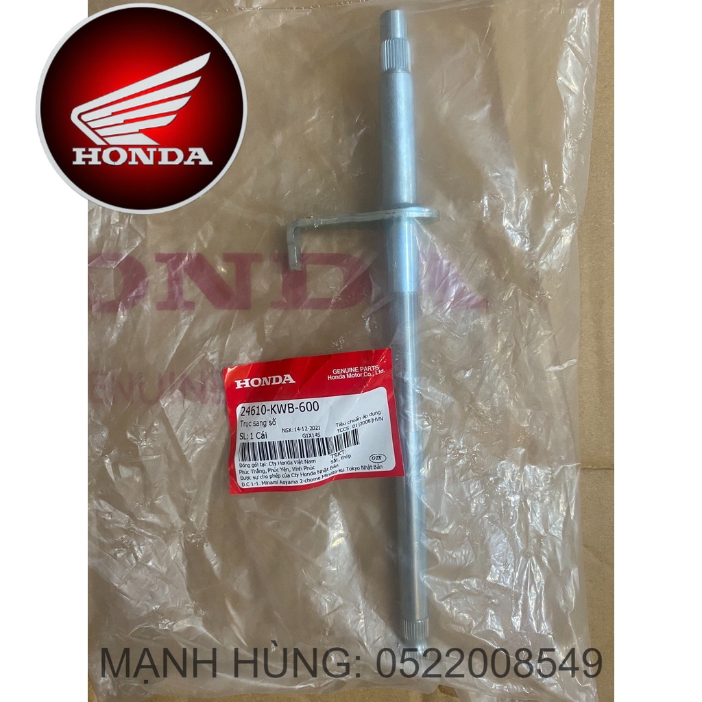 Trục sang số, cốt cần số Wave 110 (24610KWB600)