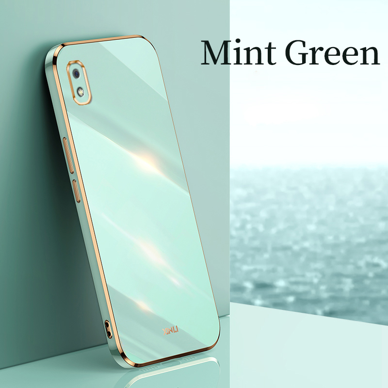 YBD Plating phone Case For Samsung Galaxy A10 M10 Casing Precise Camera Protection cases Luxury Straight Edge Cover