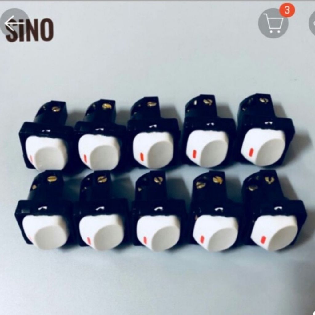 Hạt  công tắc tròn 1 chiều SINO
