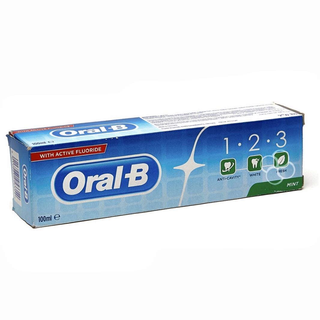 ORAL-B 123 Toothpaste 100ml (Salt Power White & Fresh Mint) - 100% ...