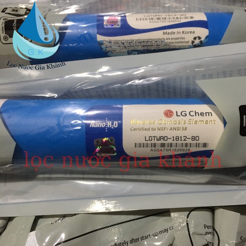 25 lõi màng ro số 4 máy lọc nước lg chem