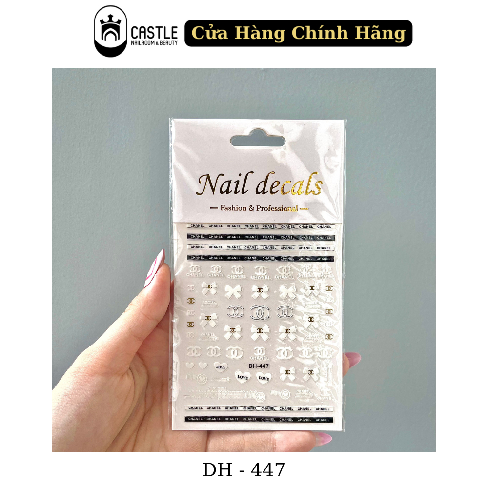 Sticker Thương Hiệu Dán Móng Hot Nhiều Mẫu 2023