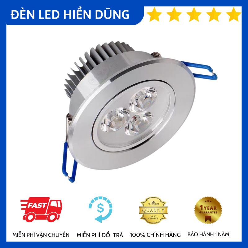 ĐÈN LED MẮT ẾCH ÂM TRẦN 1W, 3W, 5W, 7W, 9W, 12W (BẢO HÀNH 1 NĂM)