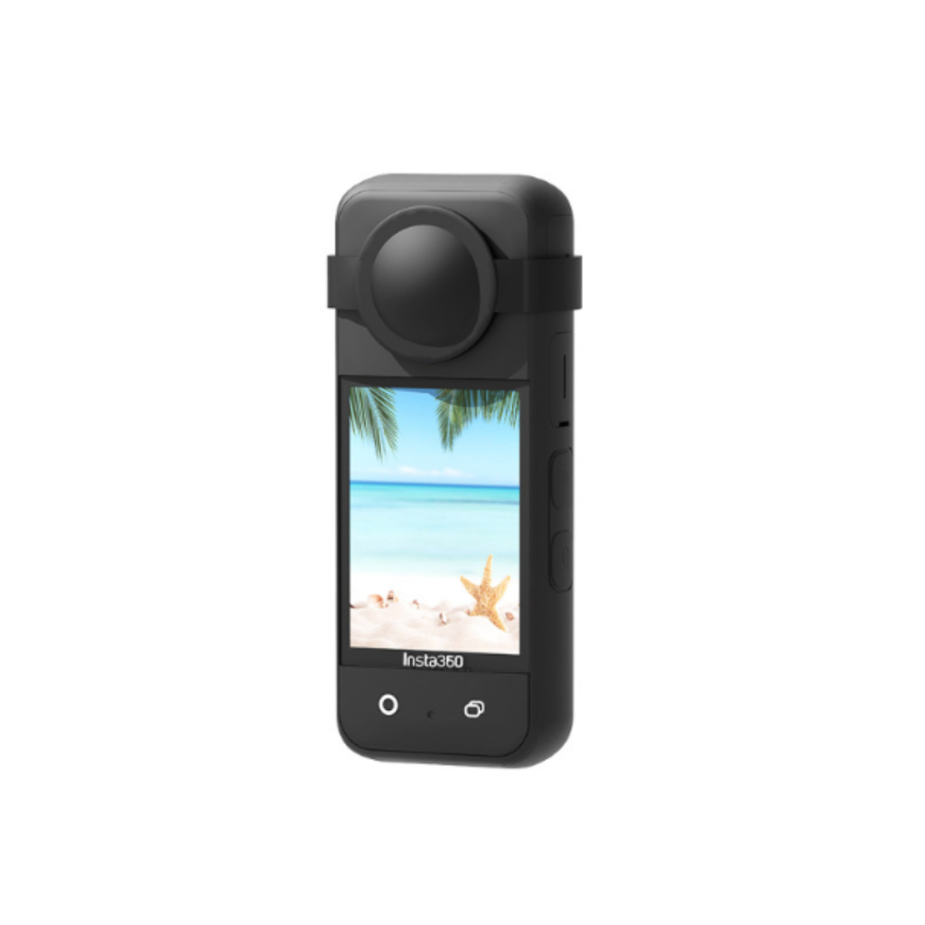 Silicon bảo vệ Insta360 One X X2 X3 mềm mại, chống bụi,chống trầy máy màu đen