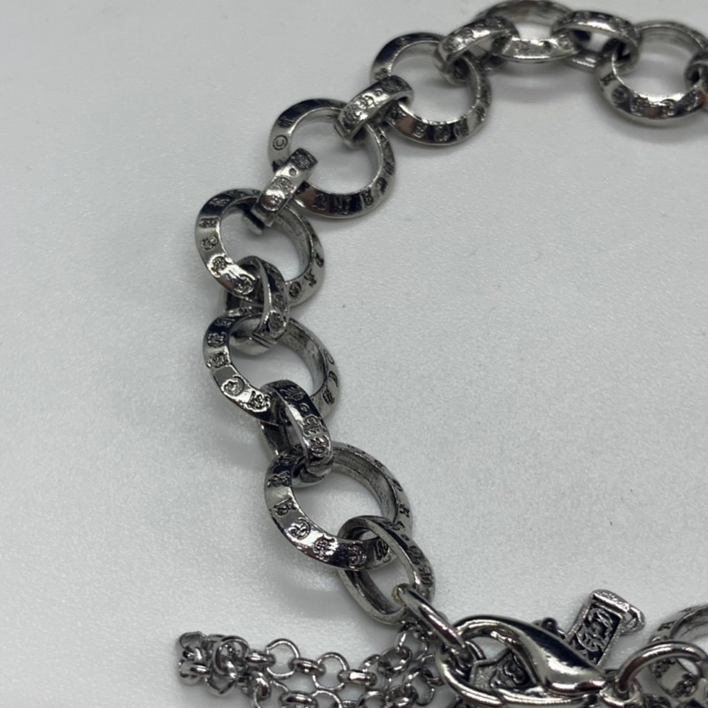 Vòng tay unisex Chrome Heart bạc fullbox .