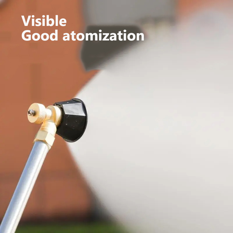 Nông Nghiệp Tất Cả Các Đồng Đen Cyclone Khí Vortex Cao Áp Vòi Phun Có Thể Điều Chỉnh Windproof Phun Phun Phun Phun Phun Atomization đầu điều chỉnh được