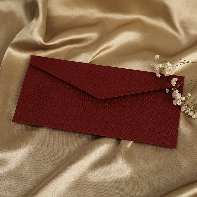 NEW 【Special offer】10pcs/pack 22*11cm Cloth Texture Paper Envelope for Letters Envelope for Wedding Invitation Mailers. 