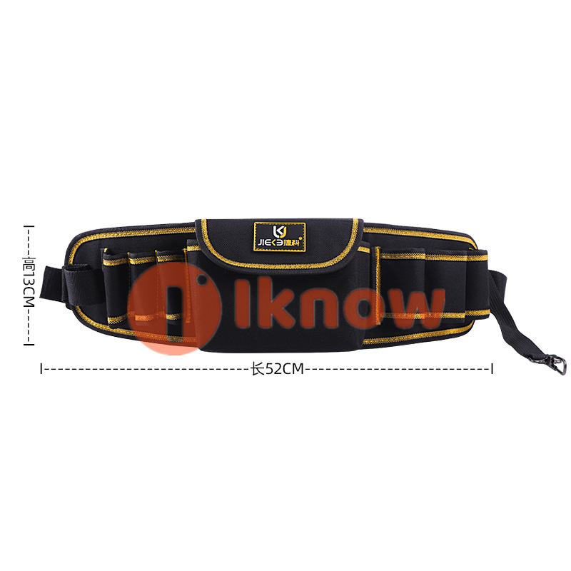 I know Multifunctional Electrician Carpenter Tool Bag Belt Bag Belt Repair Hardware Electric Drill Storage Rack Storage Bag