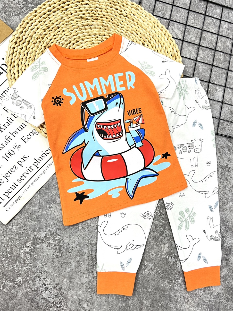 Đồ bộ bé trai, bộ bé trai 4 tuổi siêu nhân nhện, marvel cotton Jennie kids J463