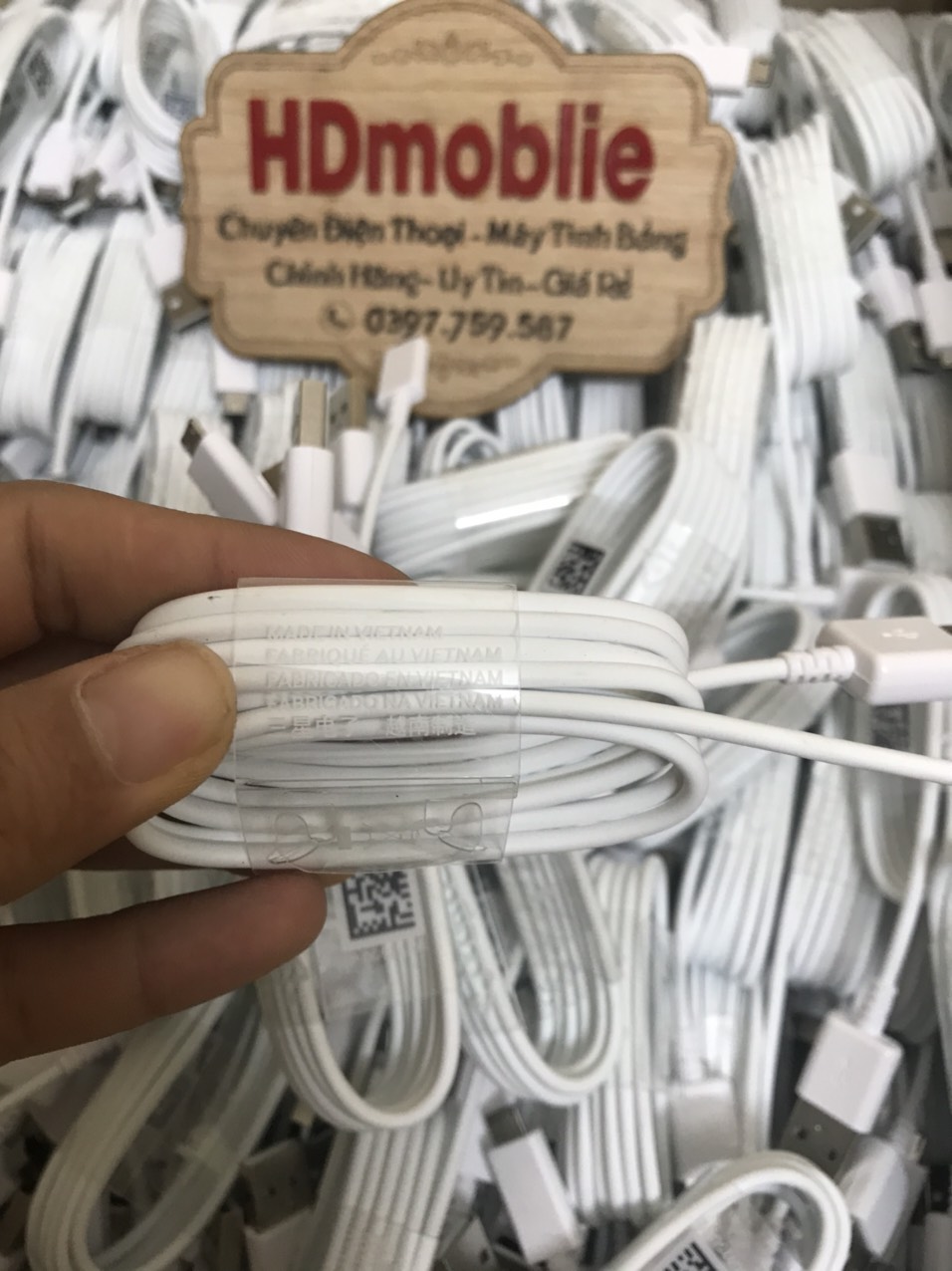 dây sạc micro USB - Hàng chính hãng Samsung BH 12 tháng