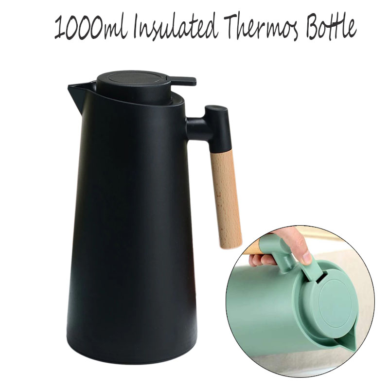 Nordic Vacuum Insulated Flask Minimalist Thermos 1 Liter 24 Hour Heat