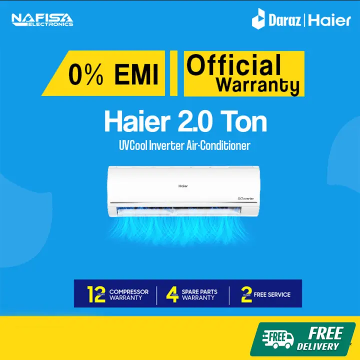 Haier 2 Ton Virus Killer UVCool Inverter AC - HSU-24UVCool(INV)(Pro) with Free Delivery
